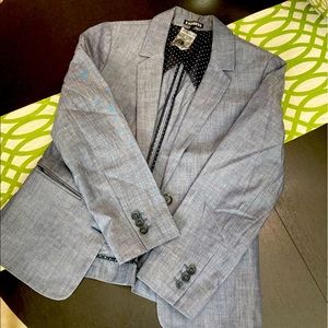 Express Chambray Blazer